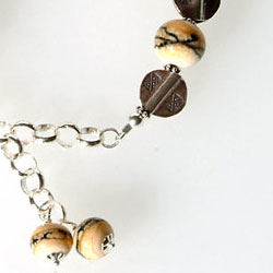 Organic lampwork glass beads